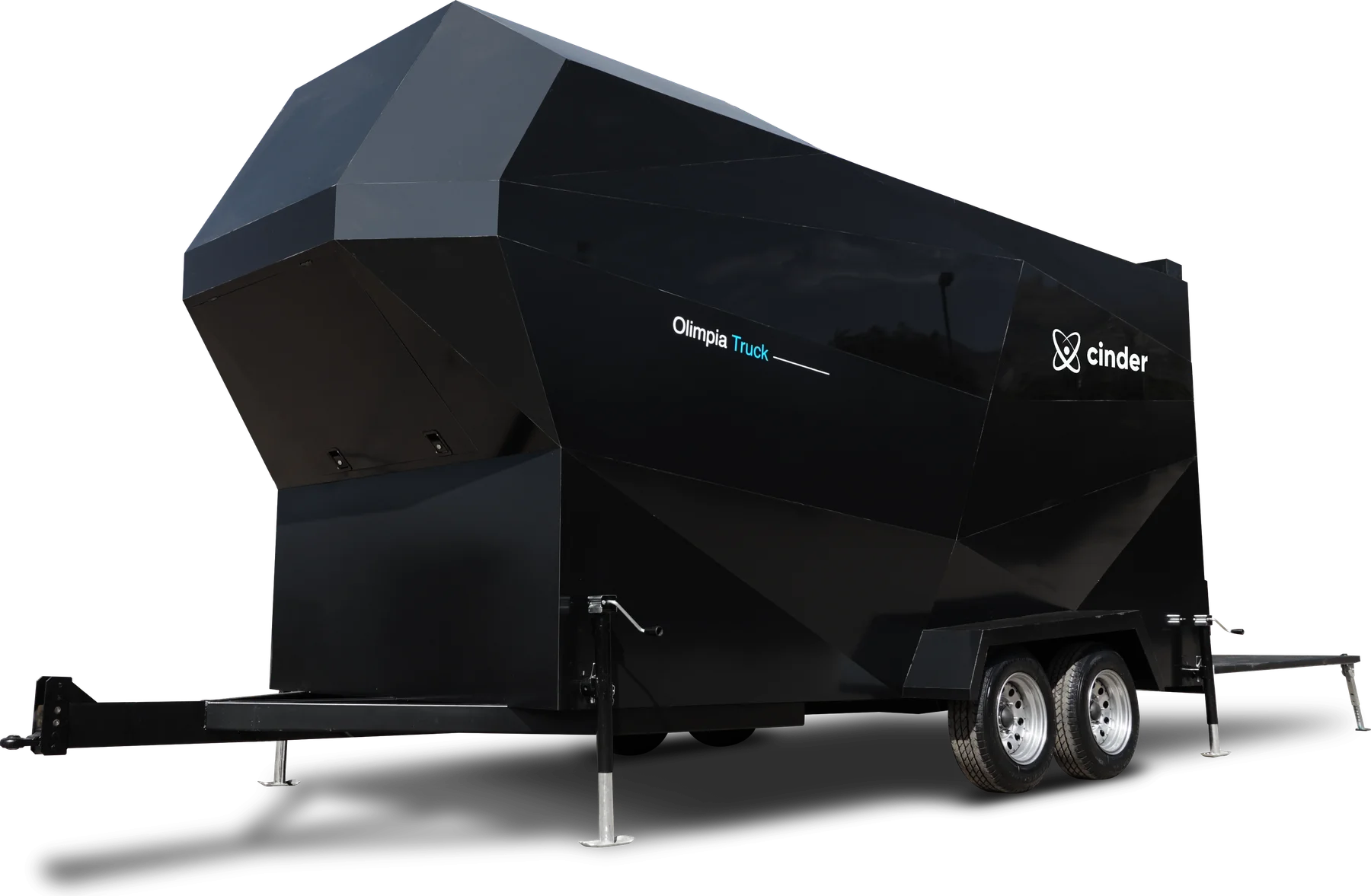 Olimpia Truck, el carro de Cinder que lleva el simulador de grúa horquilla a tu empresa